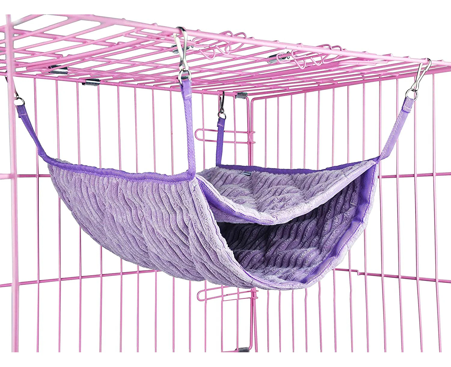 Luxury Double Bunkbed Hammock, Fit 2 Adult Ferrets or 5 More Adult Rats$Hanging Hammock