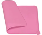 Silicone Dog Cat Bowl Mat Non-Stick Food Pad Water Cushion Waterproof Pink