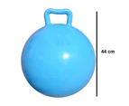 Kids Exercise Ball Multi-Function, Bouncy Ball with Handles, Kids Balance Ball and Ball Chair -blue