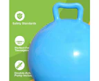 Kids Exercise Ball Multi-Function, Bouncy Ball with Handles, Kids Balance Ball and Ball Chair -blue