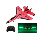 Bestjia 1 Set Aircraft Toy Entertainment Electric Shockproof 2.4G Glider Stable RC Drone Toy for Children - Red