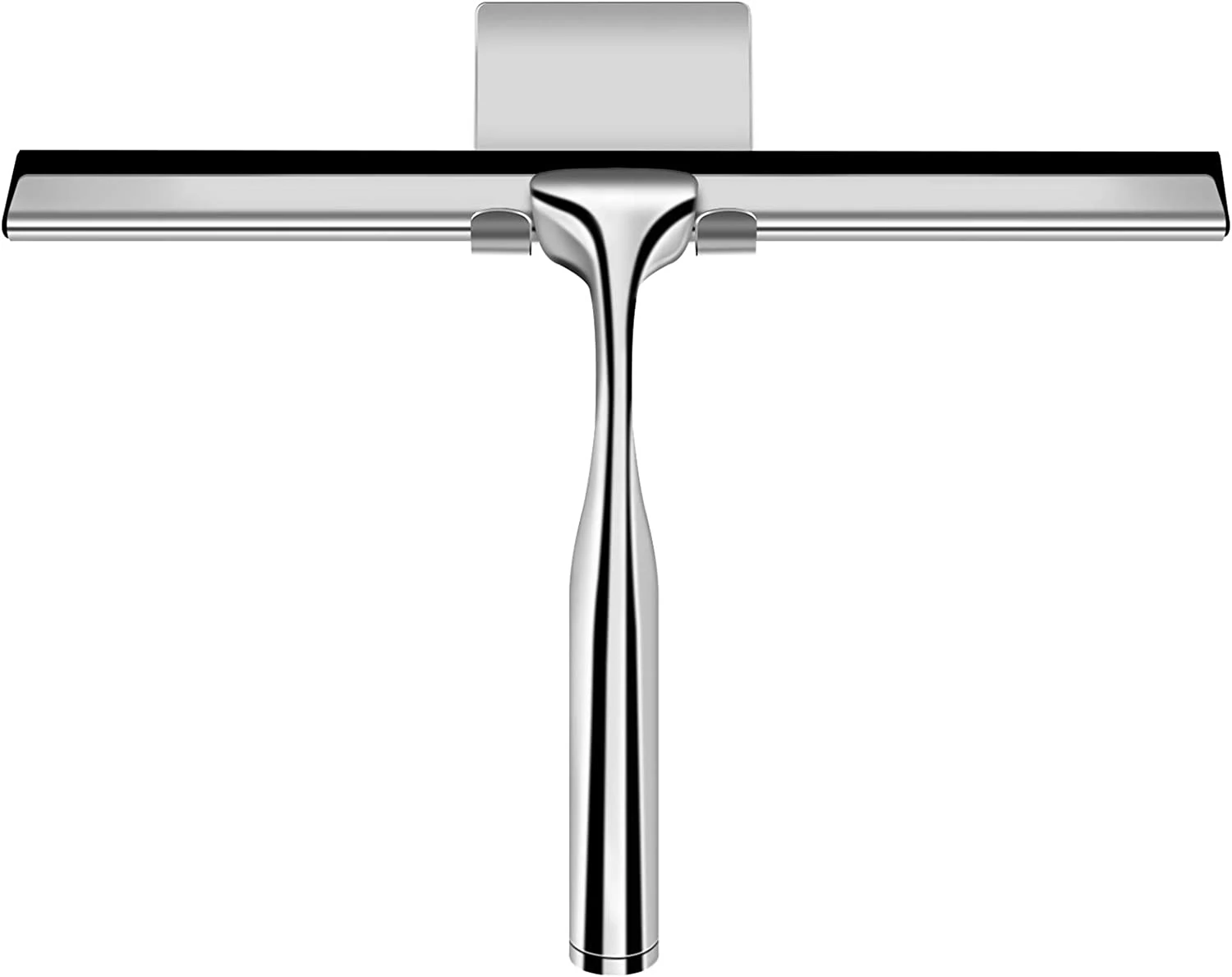 All Purpose Shower Squeegee For Shower Doors, Bathrooms, Window And Car Glass - Stainless Steel