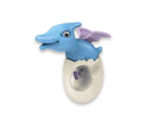 Water Spray Toy Funny Summer Cartoon Dinosaur Egg Mini Kids Water Squirt Bath Swim Game Toy Shower Tool for Outdoor -Blue