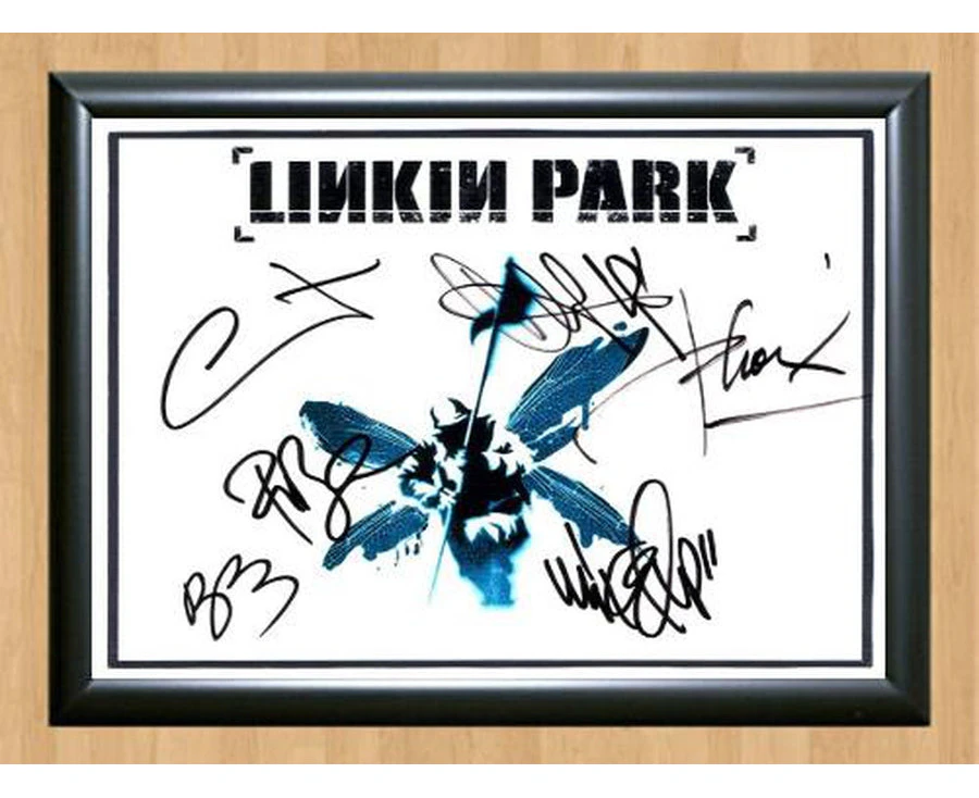 Linkin Park Chester Bennington Signed Autographed Photo Poster Memorabilia A4