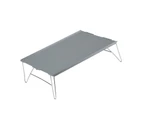 Outdoor Folding Table Portable Aluminium Alloy Mini Light Picnic Desk For Camping Bbq Grey