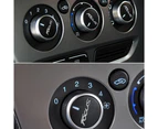Juson 3Pcs Car Air Conditioner Heater Control Knob Switch Cover Decor for Ford Focus-Black