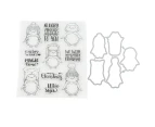 Clear Stamps Healthy Material Reusable Clear Unique Pattern Wide Application Transparent Stamp for Craft Projects