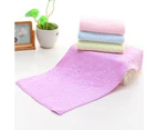 70x140cm Microfiber Bear Soft Water Absorbent Shower Bath Beach Towel-Pink