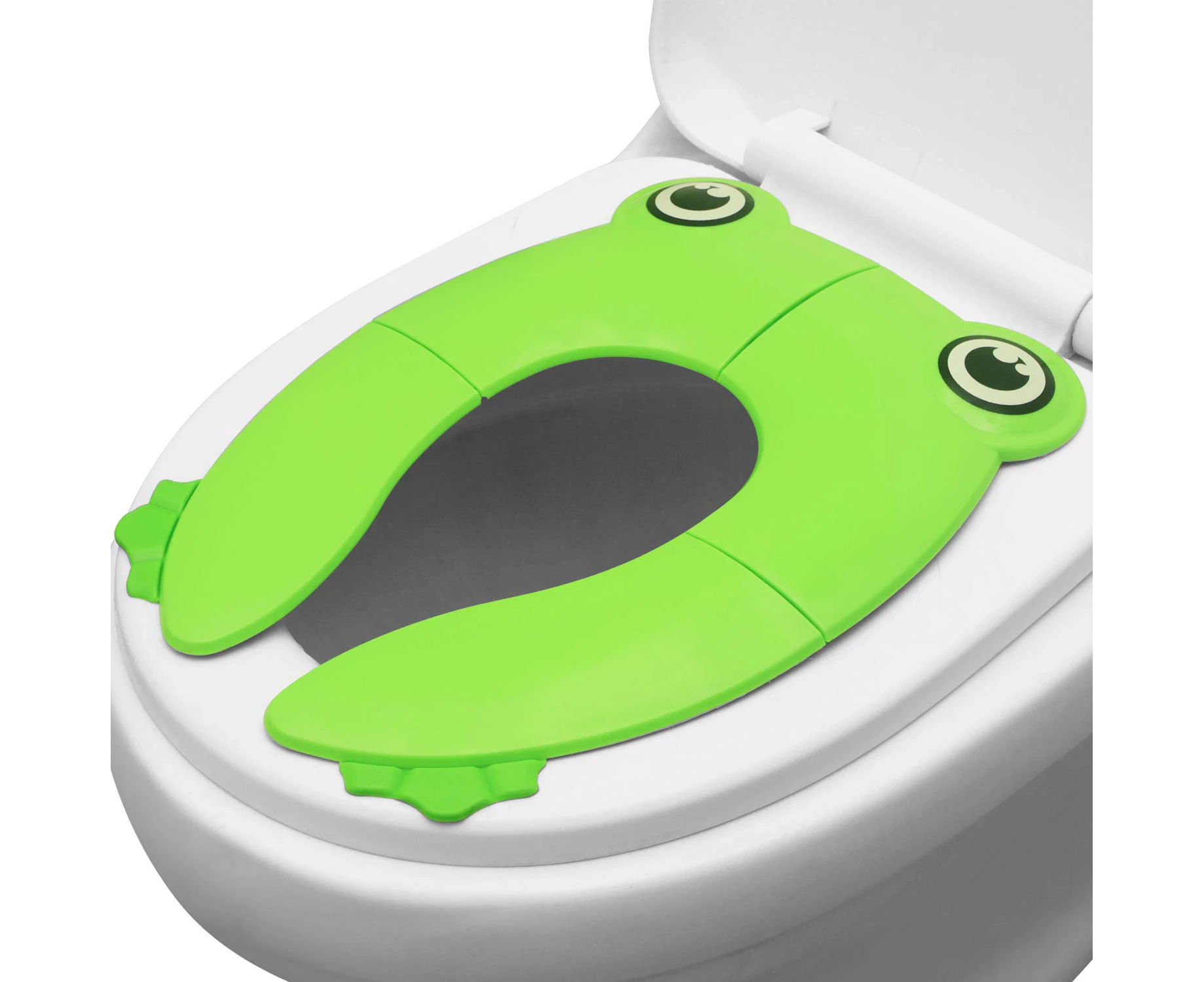 Toilet seat cover | Folding Travel Toilet Seat for Kids and Potty Training | Portable silicone toilet seat for toddlers