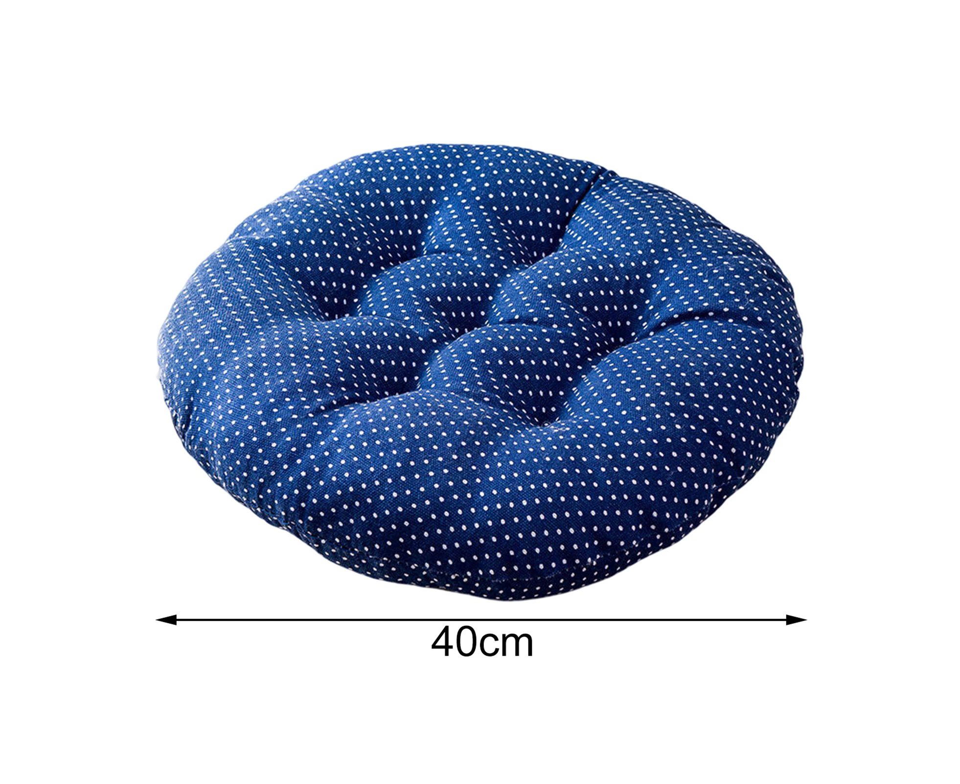 Chair Cushion Round Thickened Comfortable Breathable Soft Office Accessory Cotton Computer Seat Chair Cushion for All Seasons-M,40x40cm