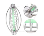 10Pcs Stainless Steel Spring Fishing Feeder Bait Cage Holder Tackle Accessory With Pendant Beadxl 36G