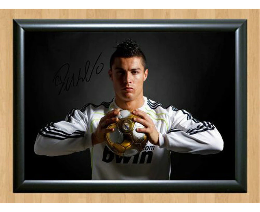 Cristiano Ronaldo Real Madrid 2012 Signed Autographed Photo Poster Memorabilia A4