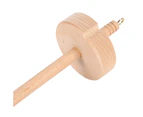 Yarn Making Spindle Fade Resistant Comfortable Hand Feel Diy Wooden Yarn Spinner Drop Spindle