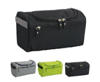 akd Portable Men Solid Color Outdoor Sports Travel Duffel Zip Makeup Storage Bag-Green - Green