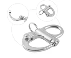 Fulllucky Portable Quick Release Boat Chain Spring Shackle Stainless Steel Swivel Snap Buckle for Marine-52mm