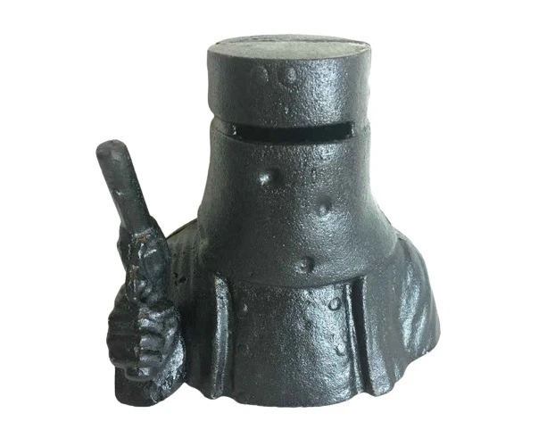 Cast Iron Ned Kelly Bank Black