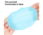 100 Pcs Stretchable Headphone Cover Disposable Headset Covers Non-Woven Headphone Covers Hygiene Ear Pads Cushions-Blue