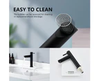 Bathroom Faucet Matte Black Bathroom Sink Faucet Modern Style Stainless Steel Cold Water Faucet, Applicable Scope(Bathroom,Sink,Basin,Toilet)