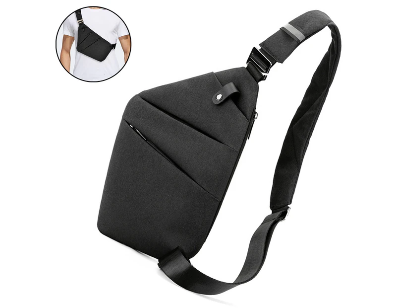 1 pcs Anti-Theft Waterproof Shoulder Backpack Sling Chest Crossbody