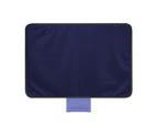 Dust Cover Resilient Waterproof Anti-scratch Desktop Monitor Faux Leather  Protective Cover for iMac 24 Inch - Purple