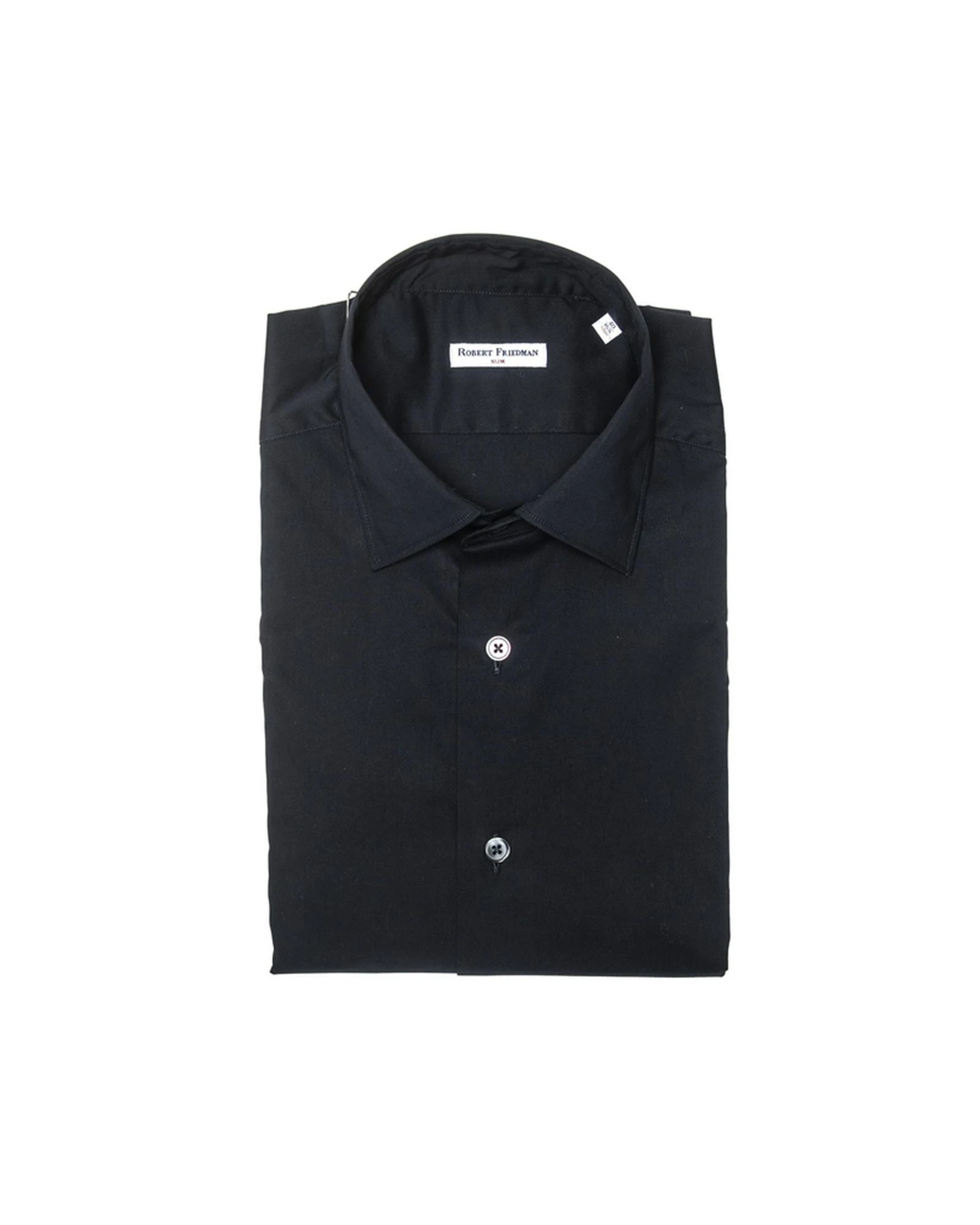 Robert Friedman Black Cotton Shirt