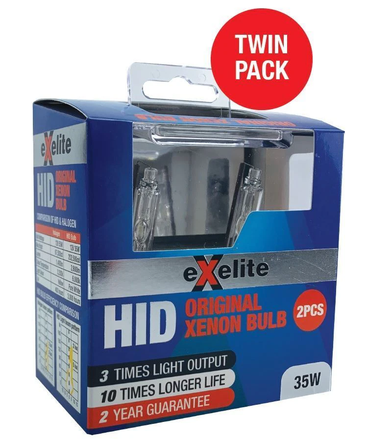 Exelite EXD5S HID Original Xenon Headlight Bulbs