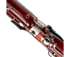 Harmonics HBN-595 C Maple Bassoon Instrument, Nickel Plated, with Soft Case