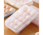 8 Eggs Storage Box/Egg Holder - Refrigerator Storage Container Eggs Carrier for Camping Picnic - White