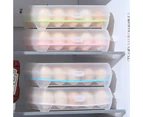 8 Eggs Storage Box/Egg Holder - Refrigerator Storage Container Eggs Carrier for Camping Picnic - White