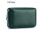 Mens Leather Zipper Wallet RFID Blocking Bifold Secure Zip Around Wallets Multi Credit Card Holder Purse