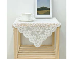 Tablecloth,90*90Cm---White Lace Tableclothembroidered Tablecloths, Hotel, Coffee Table, Decorative, Dining Table, Wedding