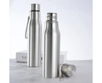 Water Bottle Portable Leak-Proof Safe 750/1000ml Stainless Steel Water Bottle for Household