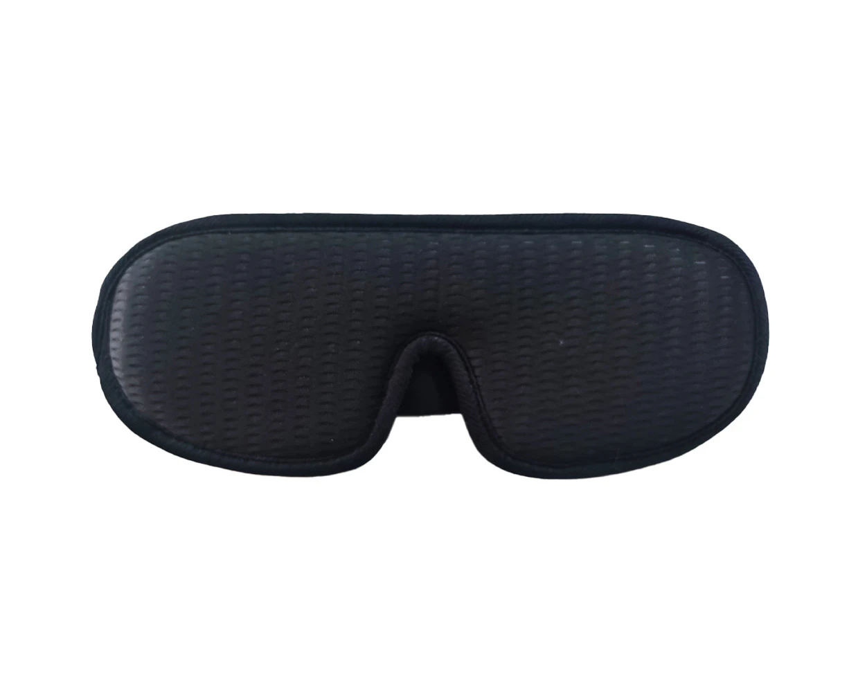 Lights Blockout Sleep Mask for Men Women, Eye Cover for Travel/Nap/Night Sleeping,Comfortable and Breathable - Black