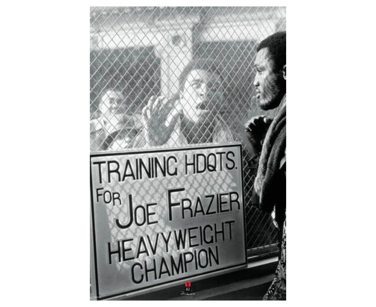 Muhammad Ali Vs. Frazier Window Taunt Poster