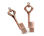 Love Knot Flash Drive Heart Shaped USB Thumb Drive Metal