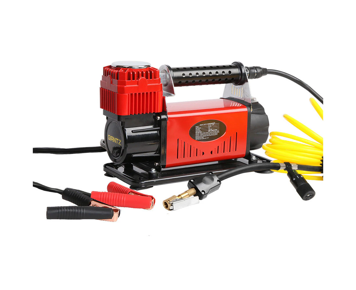 12V Portable Air Compressor - Red