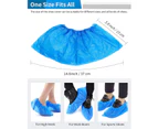 Shoe Covers Disposable Non Slip, 100 Pack (50 Pairs) Shoe & Boot Covers Waterproof Slip Resistant, Indoor Floor Carpet Protection