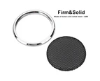 2 Pcs 1 Inch Audio Speakers Decoration Protective Grills Cover Steel Mesh Case