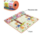 Baby Play Mat, Playmat Baby Crawling Mat for Floor Baby Mat Large, Plush Surface Foldable Non-Slip -style 1