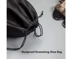 18PCS Shoe Bags,Portable Transparent Dust-Proof Storage Shoe Bags (2 sizes, 9 pieces each)