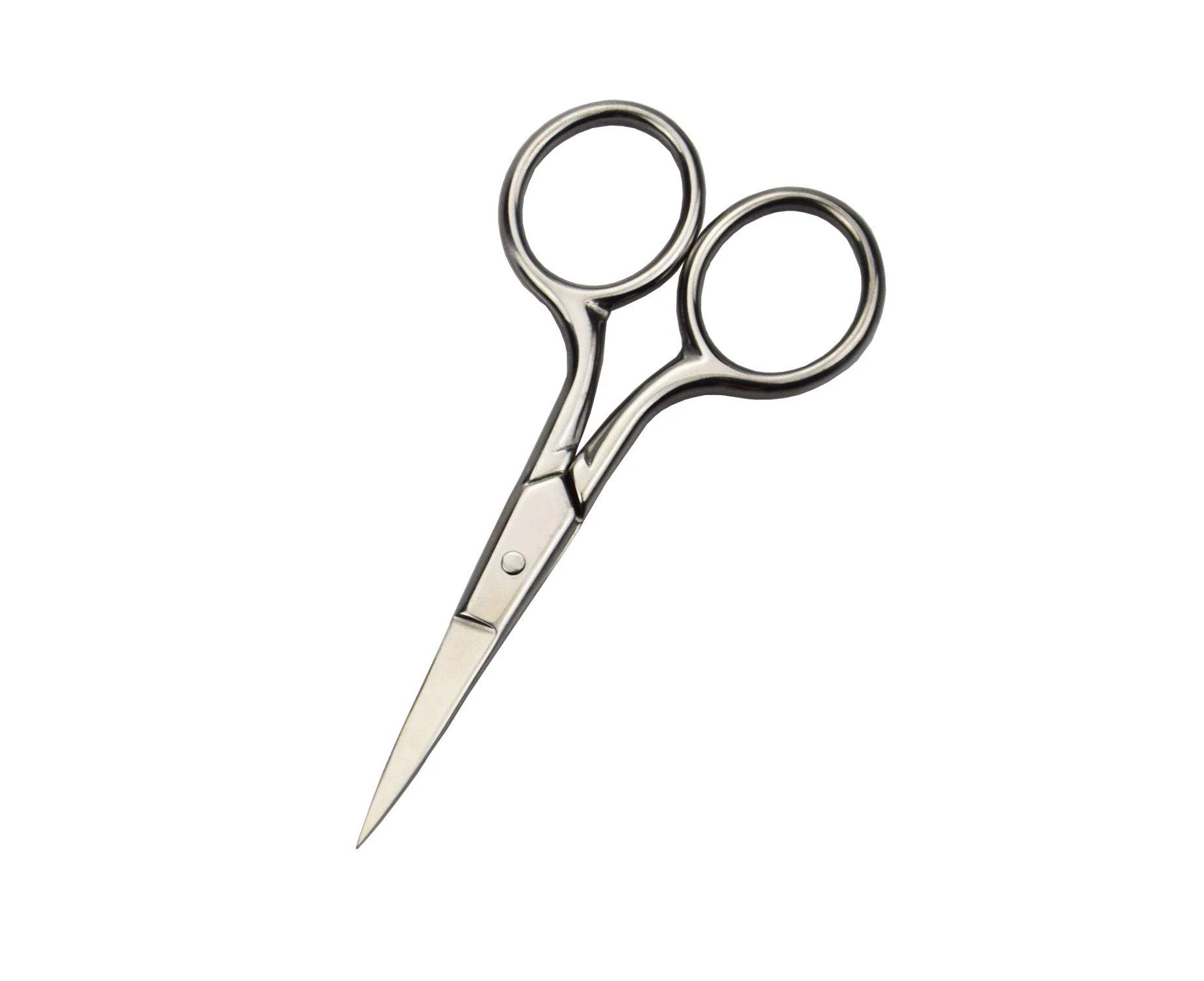 Professional Grooming Scissors for Personal Care Facial Hair Removal and Ear Nose Eyebrow Trimming Stainless Steel Fine Straight Tip Scissors Men