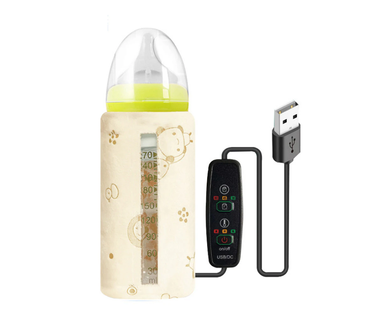 USB Heated Bag Bottle Warmer Portable Car Travel Baby Milk Bottle Warmer Warmer Keeper, Travel Heating Blanket