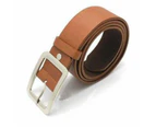 Business Men Casual Pin Buckle Waist Strap Faux Leather Belt Waistband Accessory White