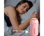 Mini humidifier small sprayer air-conditioning room household silent bedroom pink