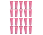 20PCS Reusable Plastic Empty Travel Cosmetic Soft Tubes Bottle Container, Flip Cap Hand Lotion Shampoo Squeeze Bottle (5ml)