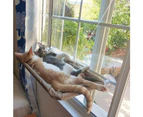 Cats Window Seat Window Lounger Cats Hammock + Cat Blanket, Sunbathing Cat Bed Pet Bed