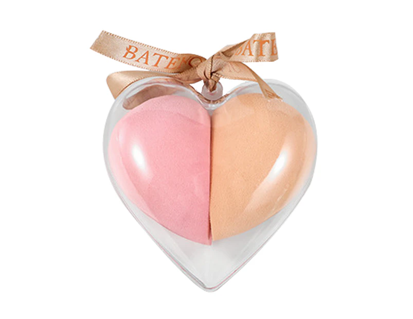 Heart Shaped Makeup Sponge Puff Wet and Dry Professional Makeup Tools