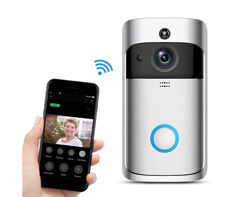 Video Doorbell - Smart Wifi Intercom Wireless Hd Video Doorbell Door Phone Access System Security System Door Camera Home Security