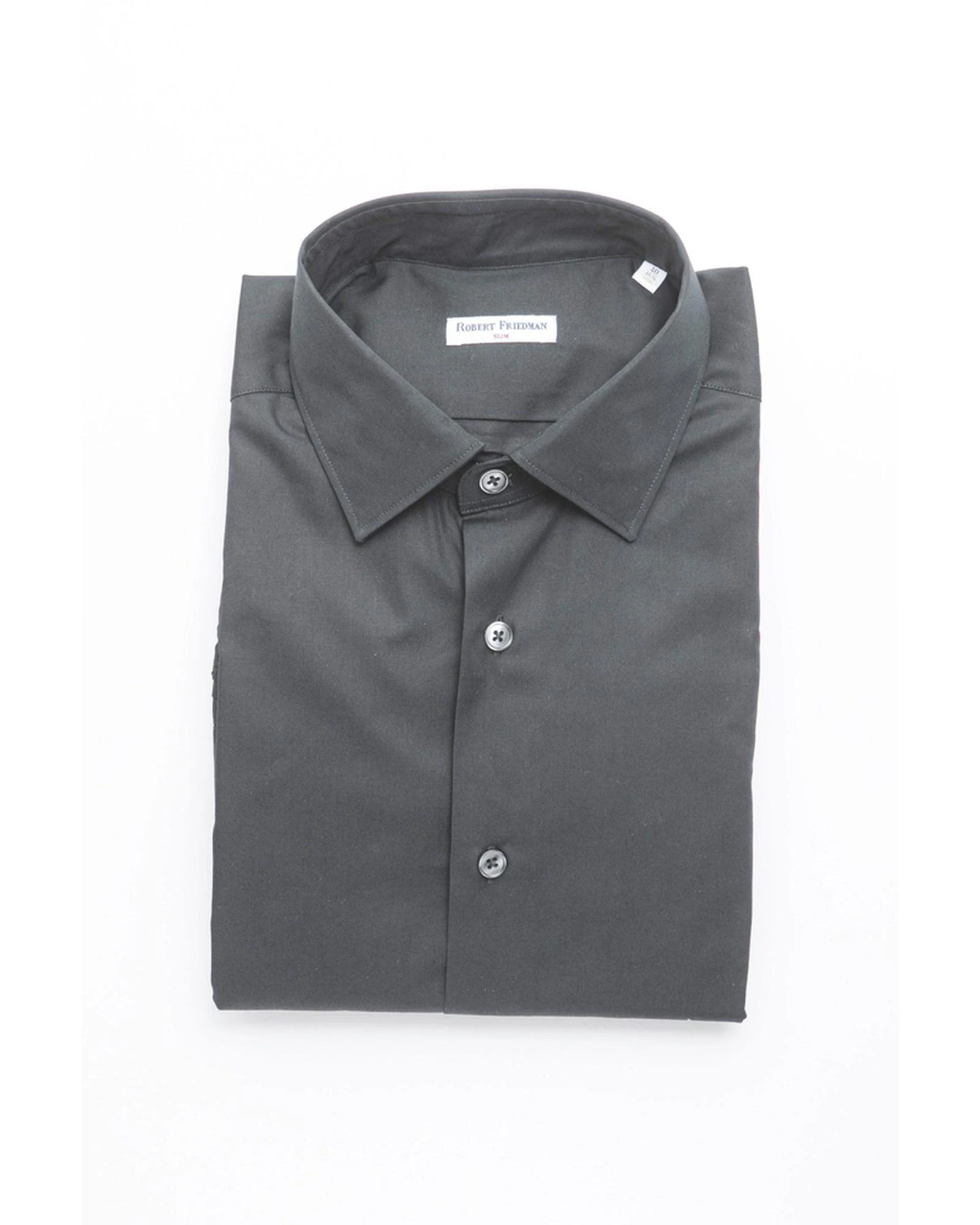 Robert Friedman Black Cotton Shirt