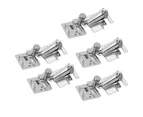 5Pcs Rolled Hem Presser Foot Stainless Steel 2.6X5.5Cm Bias Tape Binder Foot For Household Stitching